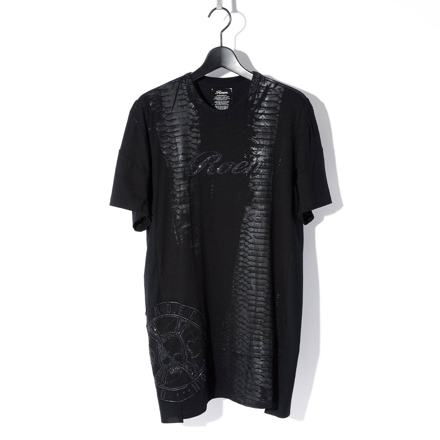 REMAKE SPREY SPANGLE Roen LOGO BIG-T / BLACK