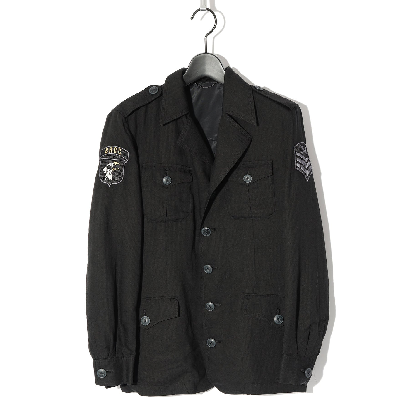 Emblem Military Blouson / BLACK