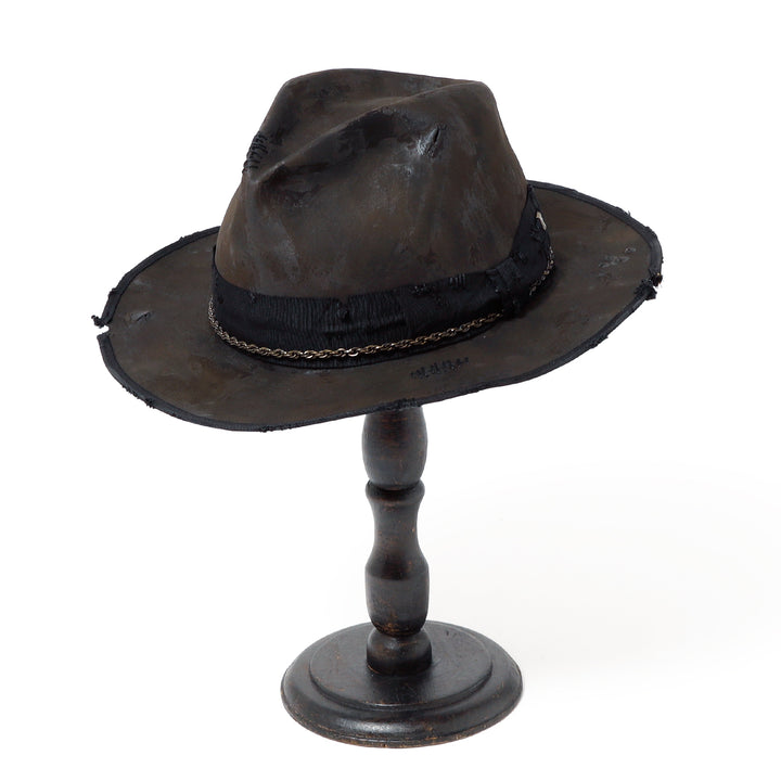 triangles hat(トライアングルズハット) Charcoal Beaver Fedora