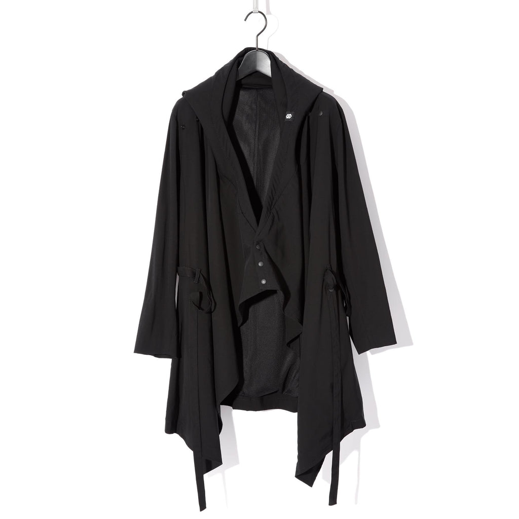 SWITCHBLADE(スイッチブレード) HOODED DRAPE COAT / BLACK – ANRE-R SALON