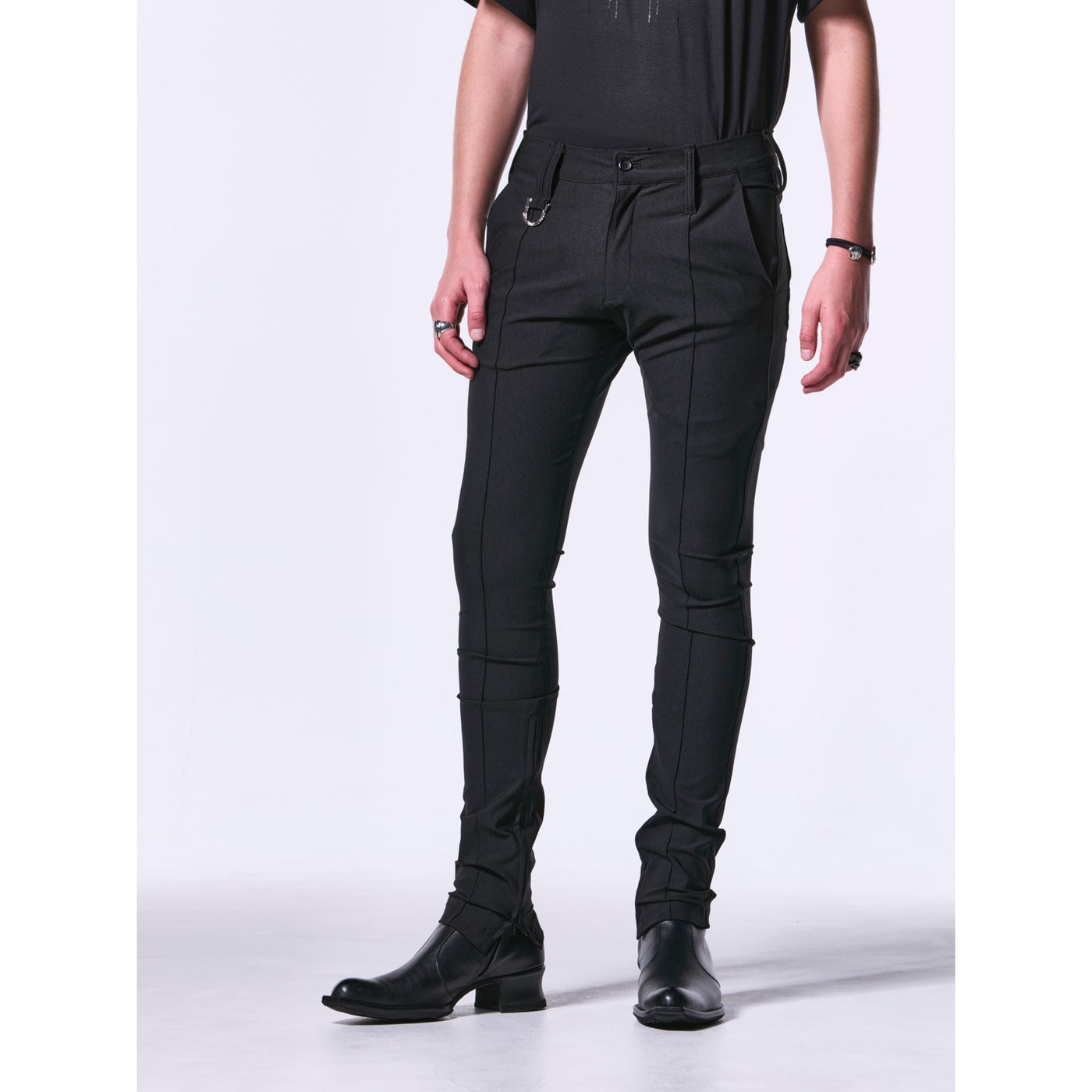 HighTensionJersey InsideZippSkinnySlacks / Black