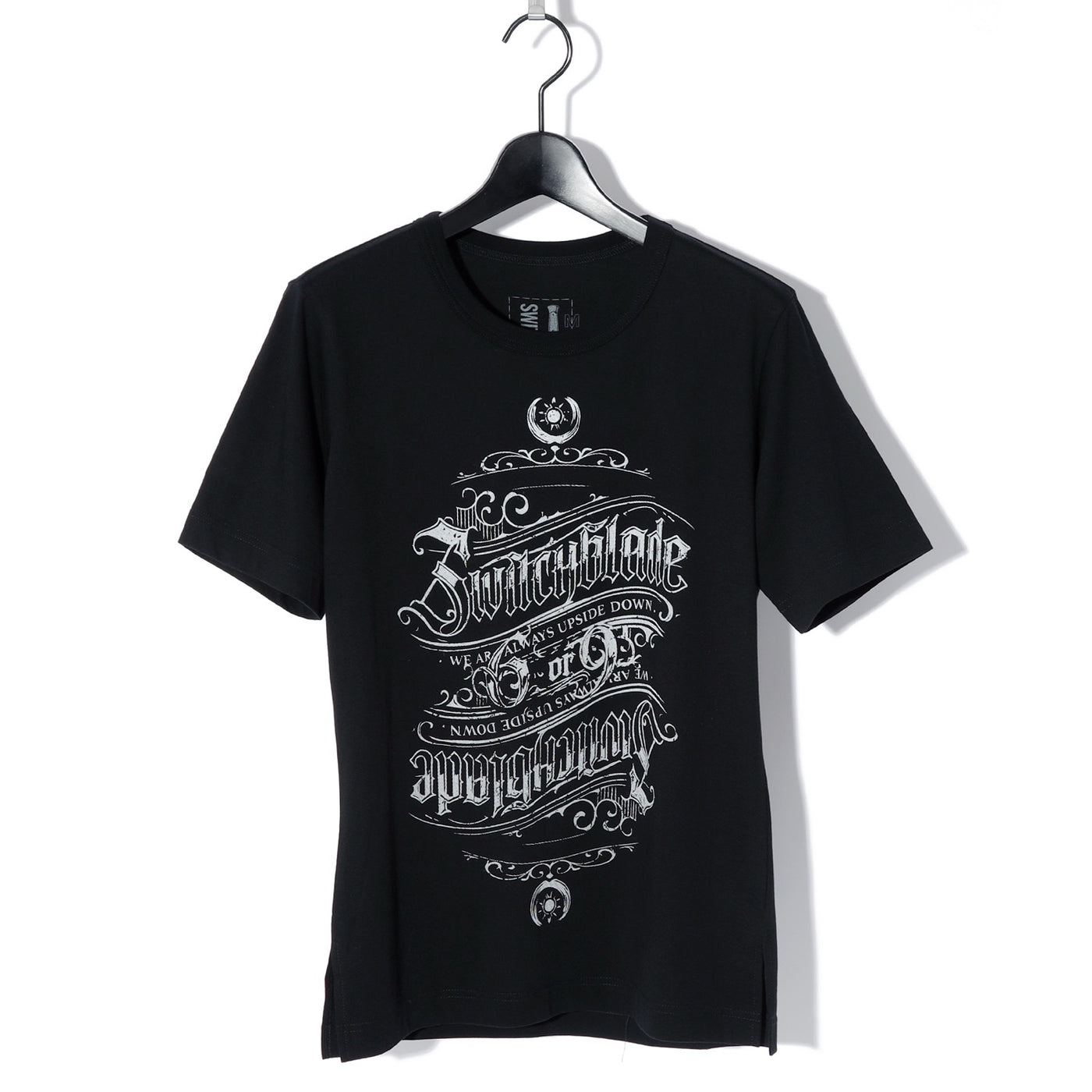 SWITCHBLADE(スイッチブレード) UPSIDE-DOWN SWITCHBLADE TEE / BLACK