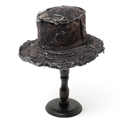 triangles hat(トライアングルズハット) Distressed Bleach Denim