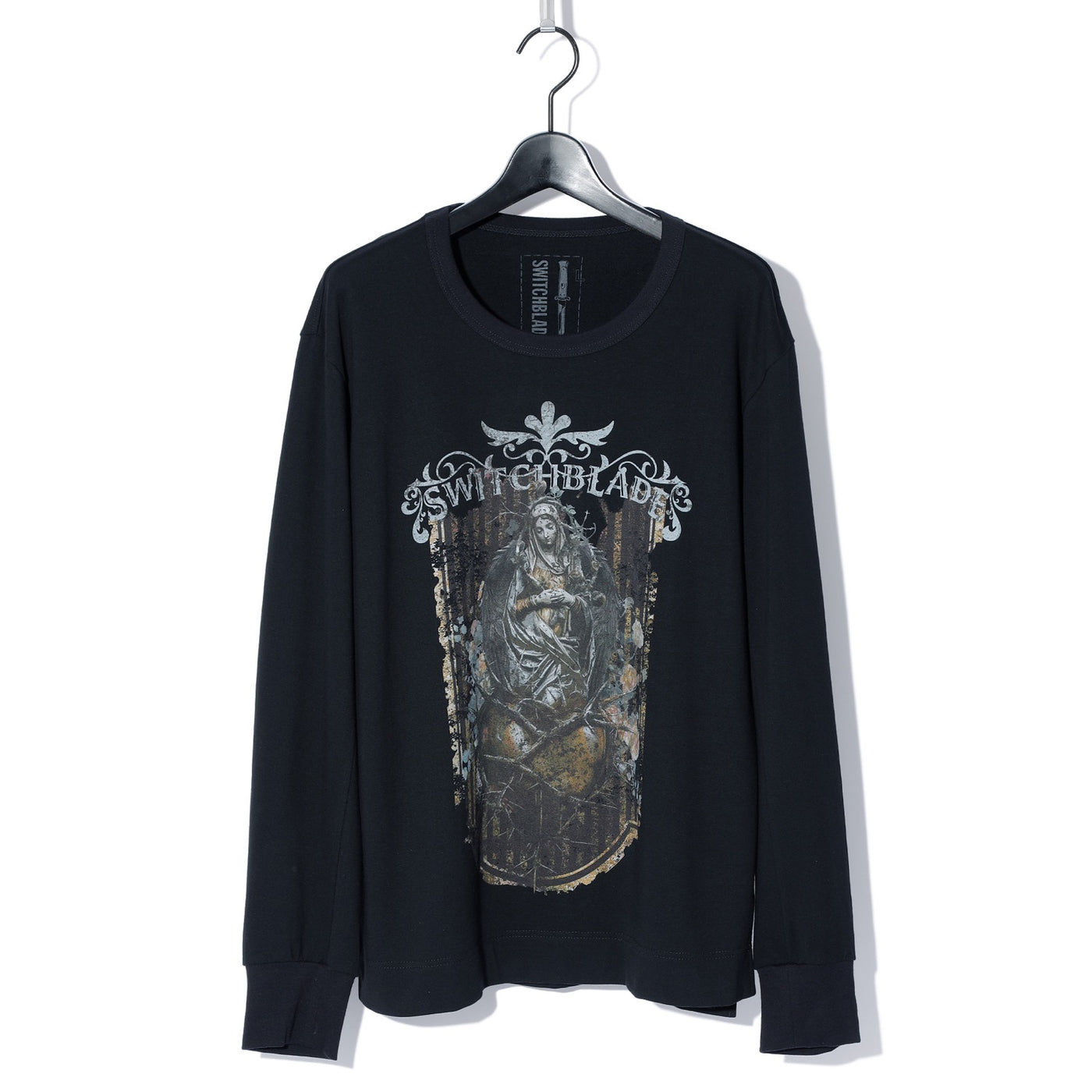 HEART OF MARIA L/S TEE / BLACK