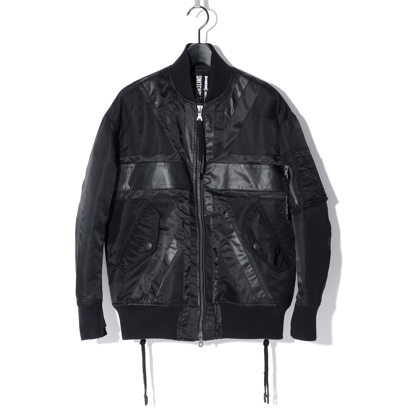 CROSS OVERSIZED MA-1 BLOUSON JK / BLACK