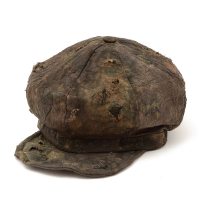 Bleach Painting Dyed Casquette / BROWN