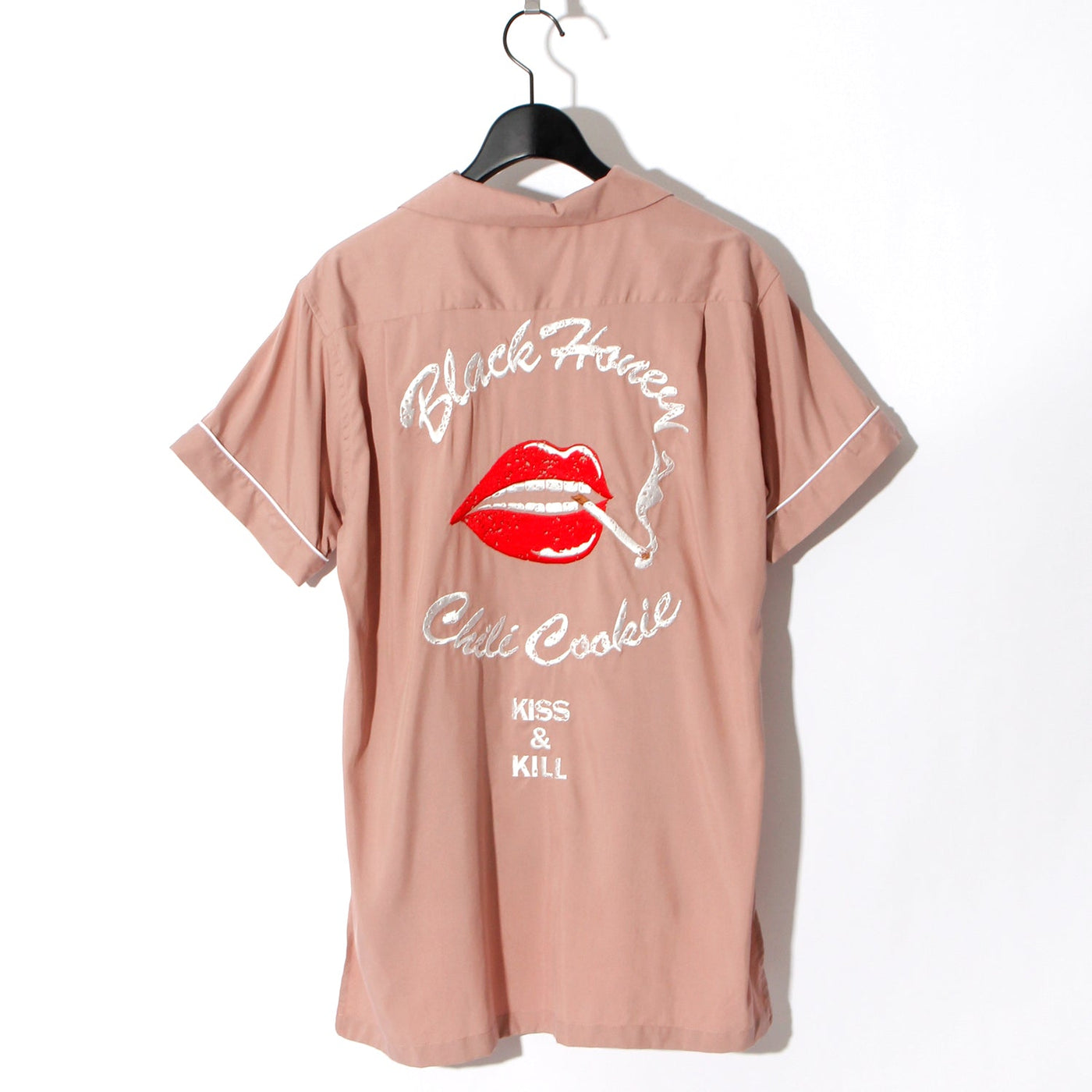 KISS & KILL Embroidery S/S Shirt / PINK