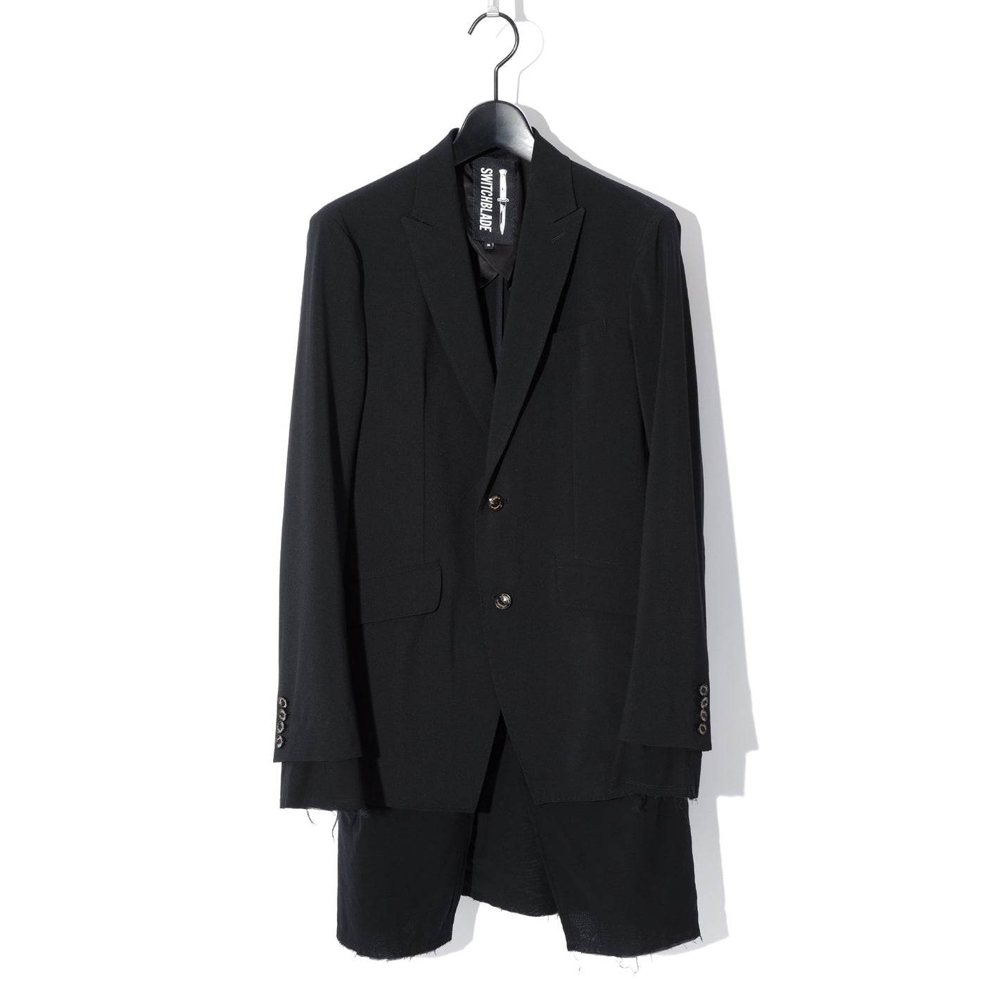 FAKE LAYERED MIRAGE LONG JK / BLACK