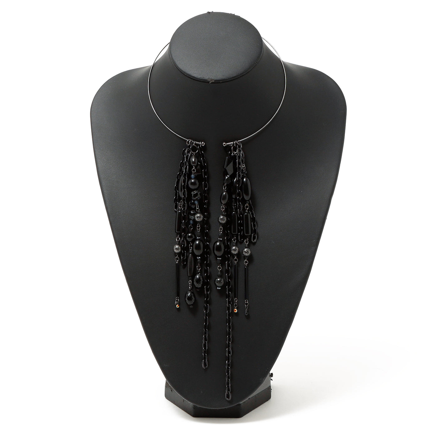深淵 / Abyss / woden / necklace / BLACK