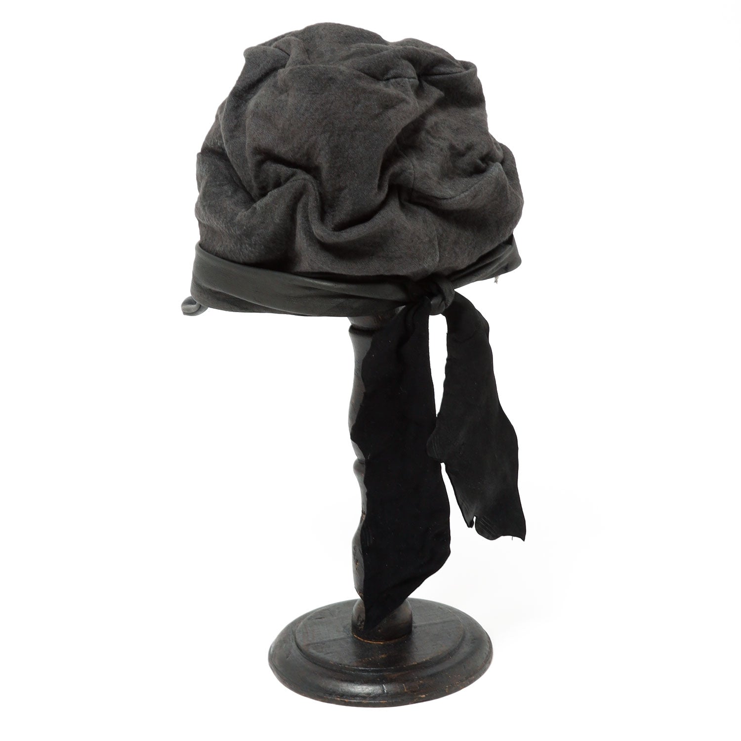 Small Triangle Hat triangles hat(トライアングルズハット) Linen × Leather Turn Cap / CHARCOAL – ANRE-R ...