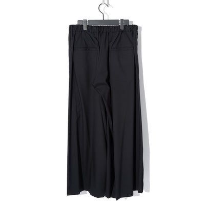 TWS-Toropical SlitWideTuckSlacks / Black