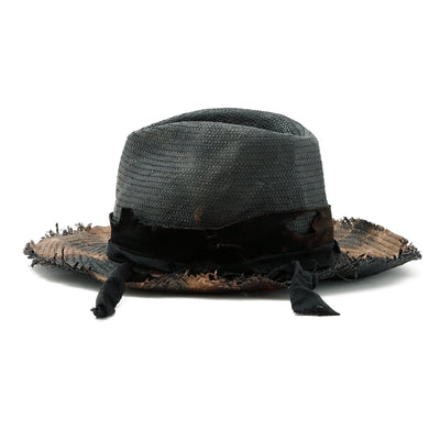 Bleach Paper Fedora Hat / BLACK