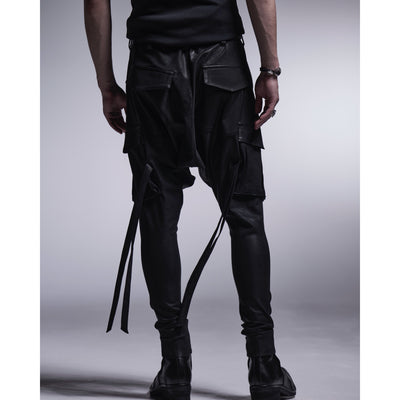 CoatingHighTensionJersey SaruelPants / Black