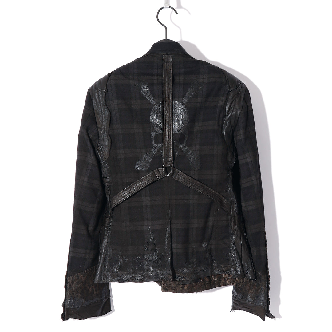 Roen(ロエン) CHECK HARNESS JKT / BLACK – ANRE-R SALON