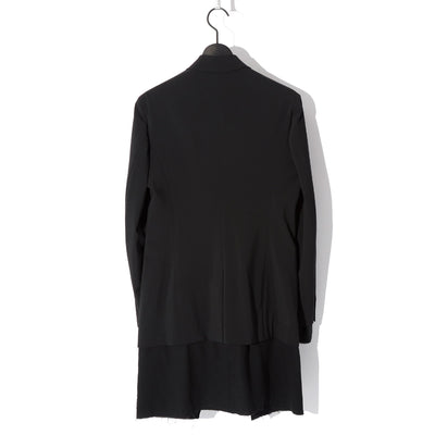 FAKE LAYERED MIRAGE LONG JK / BLACK
