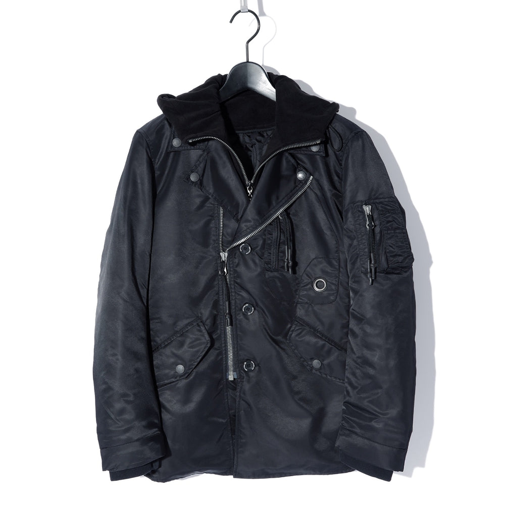 SWITCHBLADE - GRAPHICS LONG PARKA / BLACK 【SWITCH BLADE