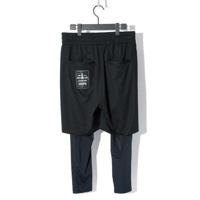 WIDE LAYERED SB SHORT PT / BLACK