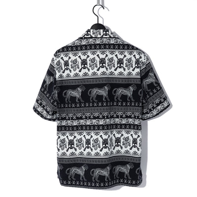 ETHNIC HALF SLEEVE SH / BLACK
