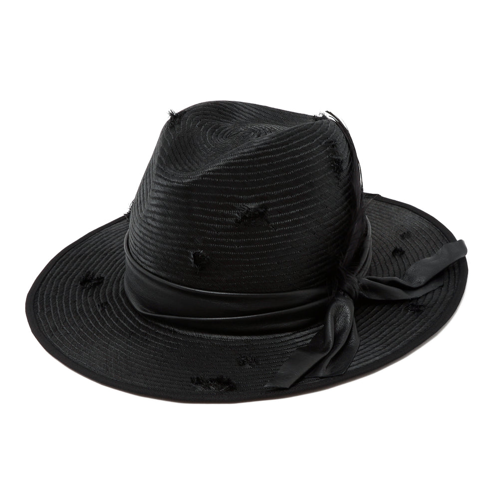 Triangles hat リボン付きハット ラビットファー Triangles hat リボン付きハット ラビットファー Rabbit fur Hat