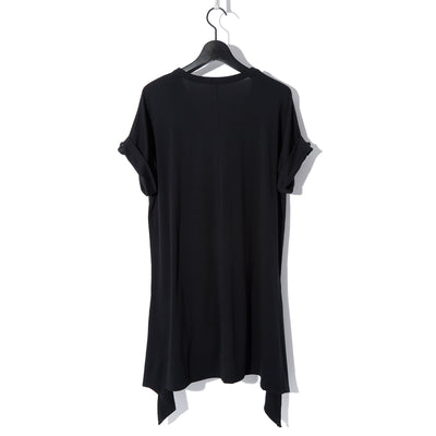 BEATENNJIKU Flare V-Neck T-Shirt / Black