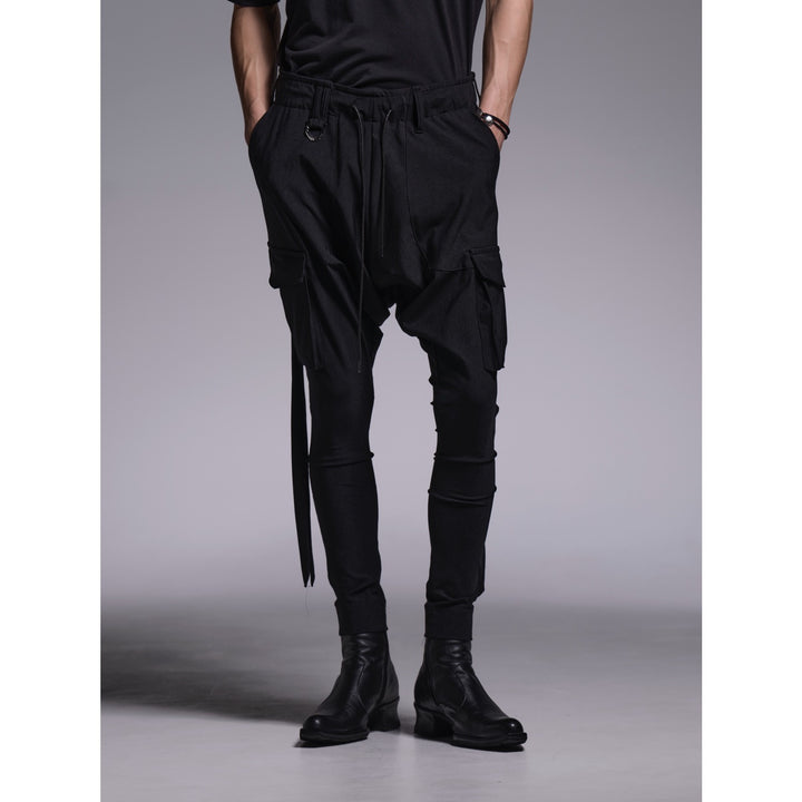 kiryuyrik(キリュウキリュウ)HighTensionJersey SaruelPants / Black