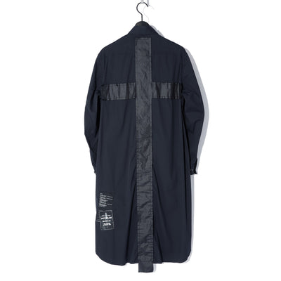 SWITCHBLADE x nude:masahiko maruyama  INLAID CROSS LONG SHIRT / BLACK