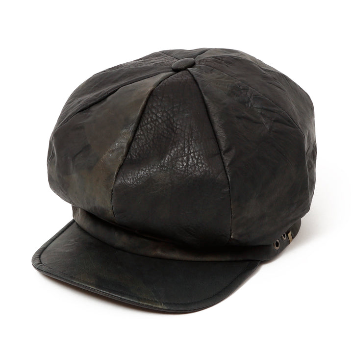 triangles hat(トライアングルズハット) Bleached Leather Casquette