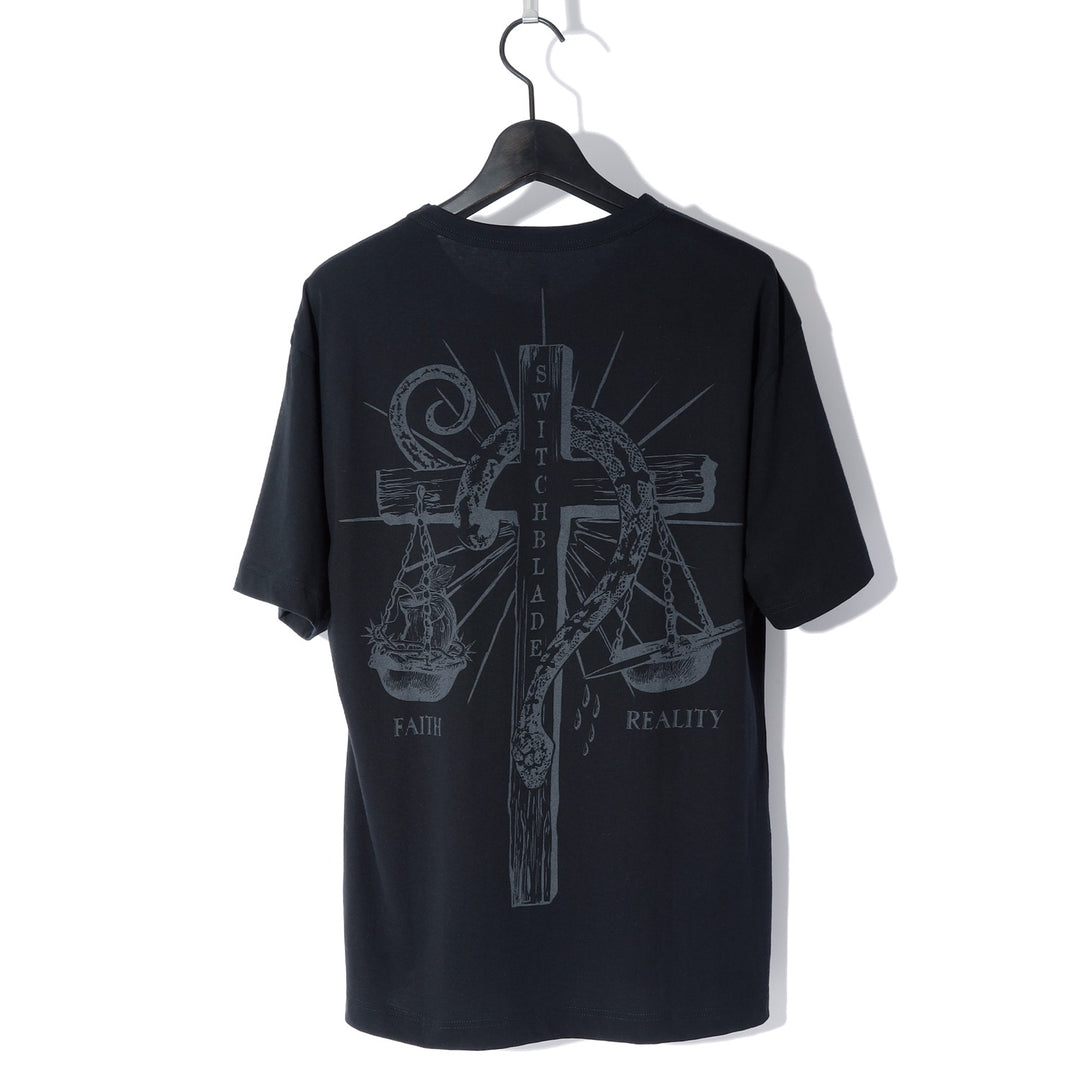 SWITCHBLADE(スイッチブレード) FAITH & REALITY TEE / BLACK – ANRE-R