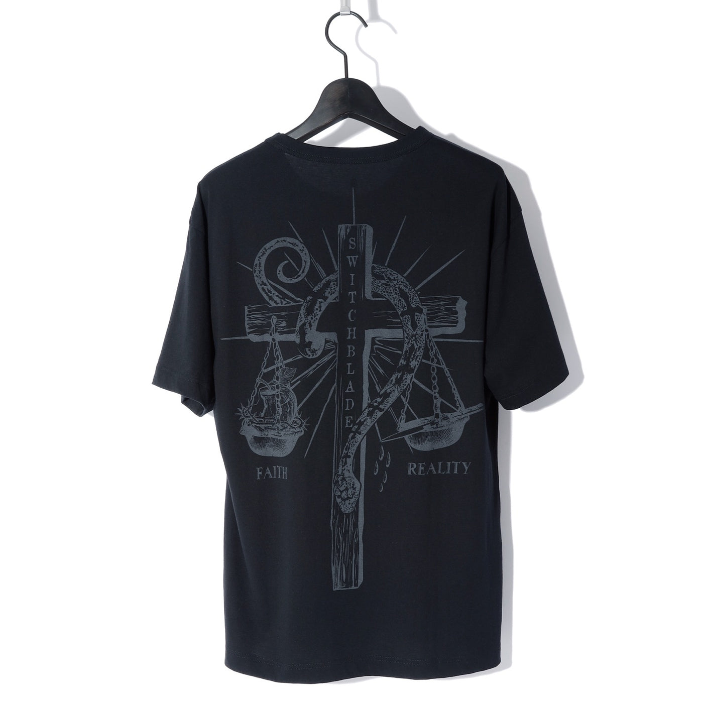 FAITH & REALITY TEE / BLACK