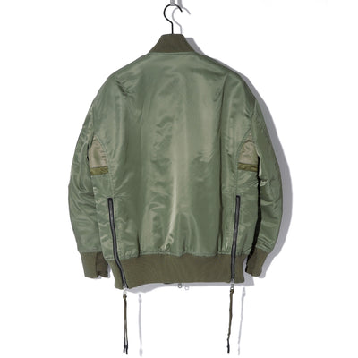 CROSS OVERSIZED MA-1 BLOUSON JK / KHAKI