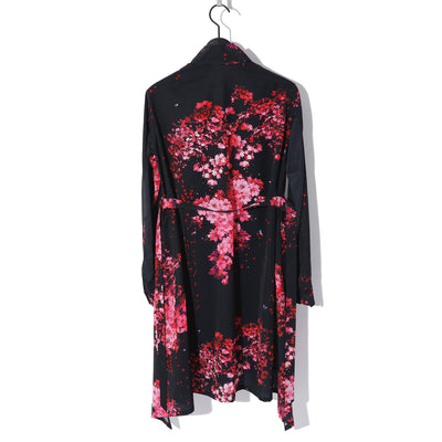 SAKURA Decine FlareShirt / Black&Pink