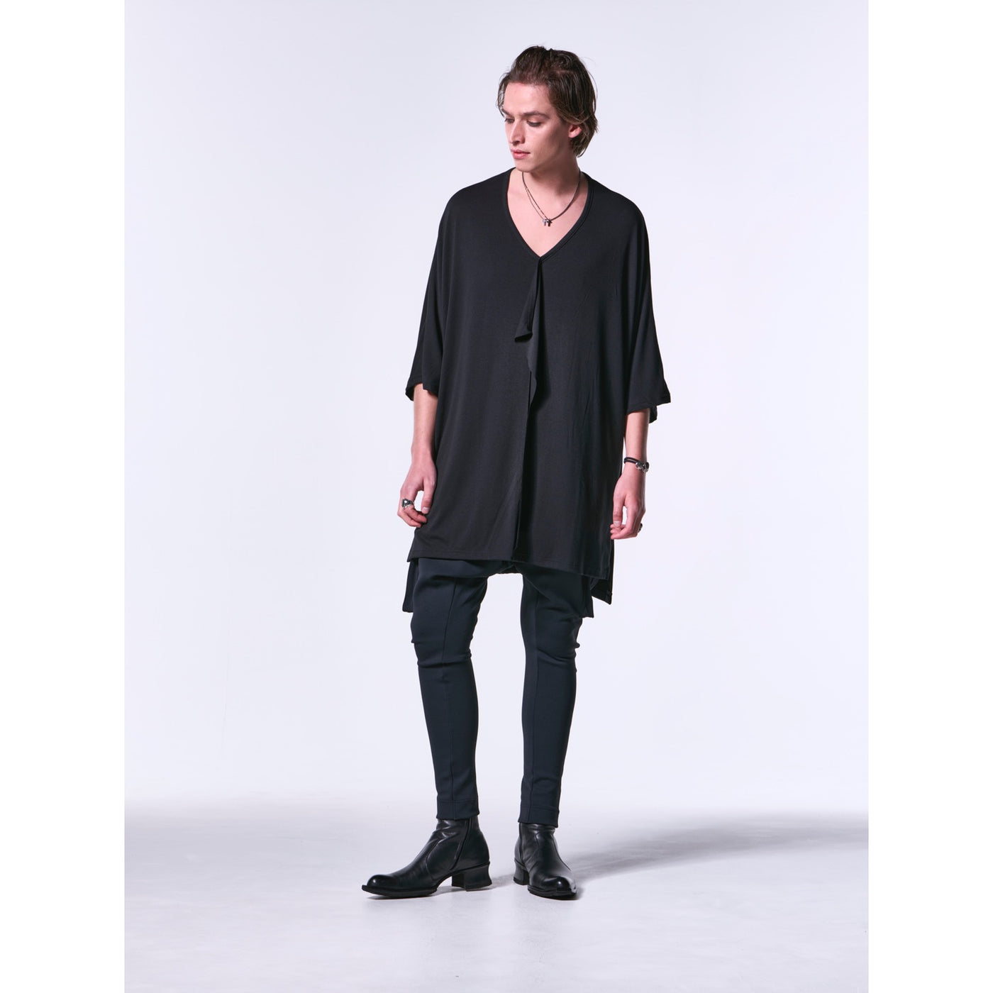 BEA-TENJIKU FrillDolmanT-Shirt / Black