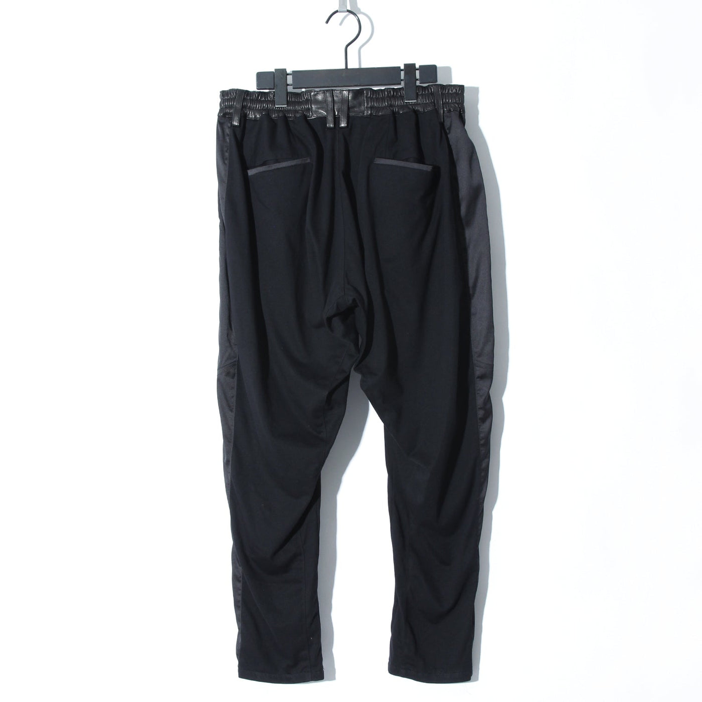 Sheep Leather Switching Pants / BLACK