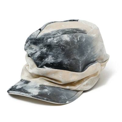 Painting Denim Turn Cap / INDIGO