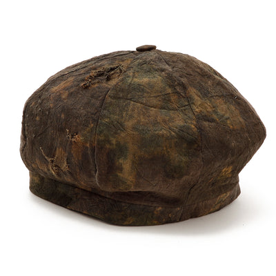 Bleach Painting Dyed Casquette / BROWN