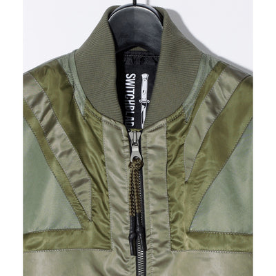 CROSS OVERSIZED MA-1 BLOUSON JK / KHAKI