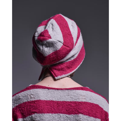 Border Cap / Pink&Grey