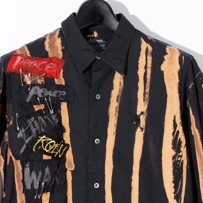 REMAKE STRIPE SH / BLACK