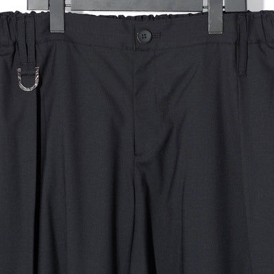 TWS-Toropical SlitWideTuckSlacks / Black