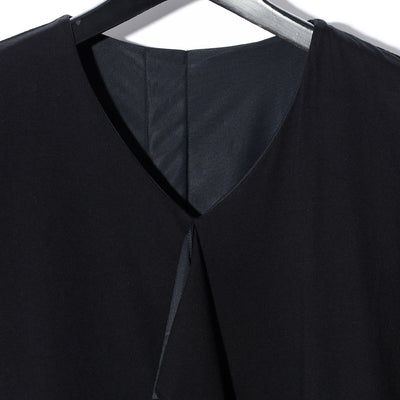 LayeredFrillT-Shirt / BLACK X BLACK