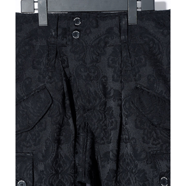 SWITCHBLADE(スイッチブレード) JACQUARD TAPERED RIDING PT / BLACK