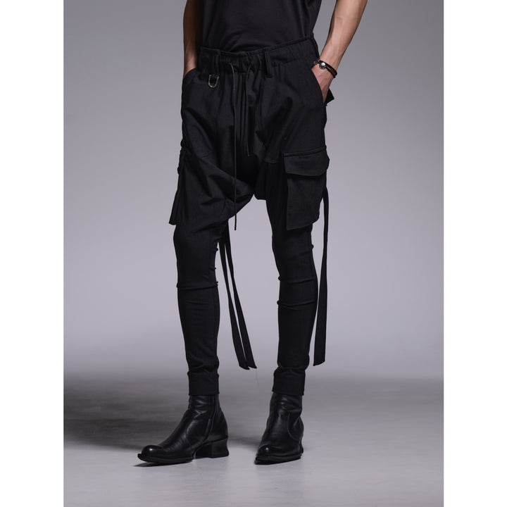 kiryuyrik(キリュウキリュウ)HighTensionJersey SaruelPants / Black