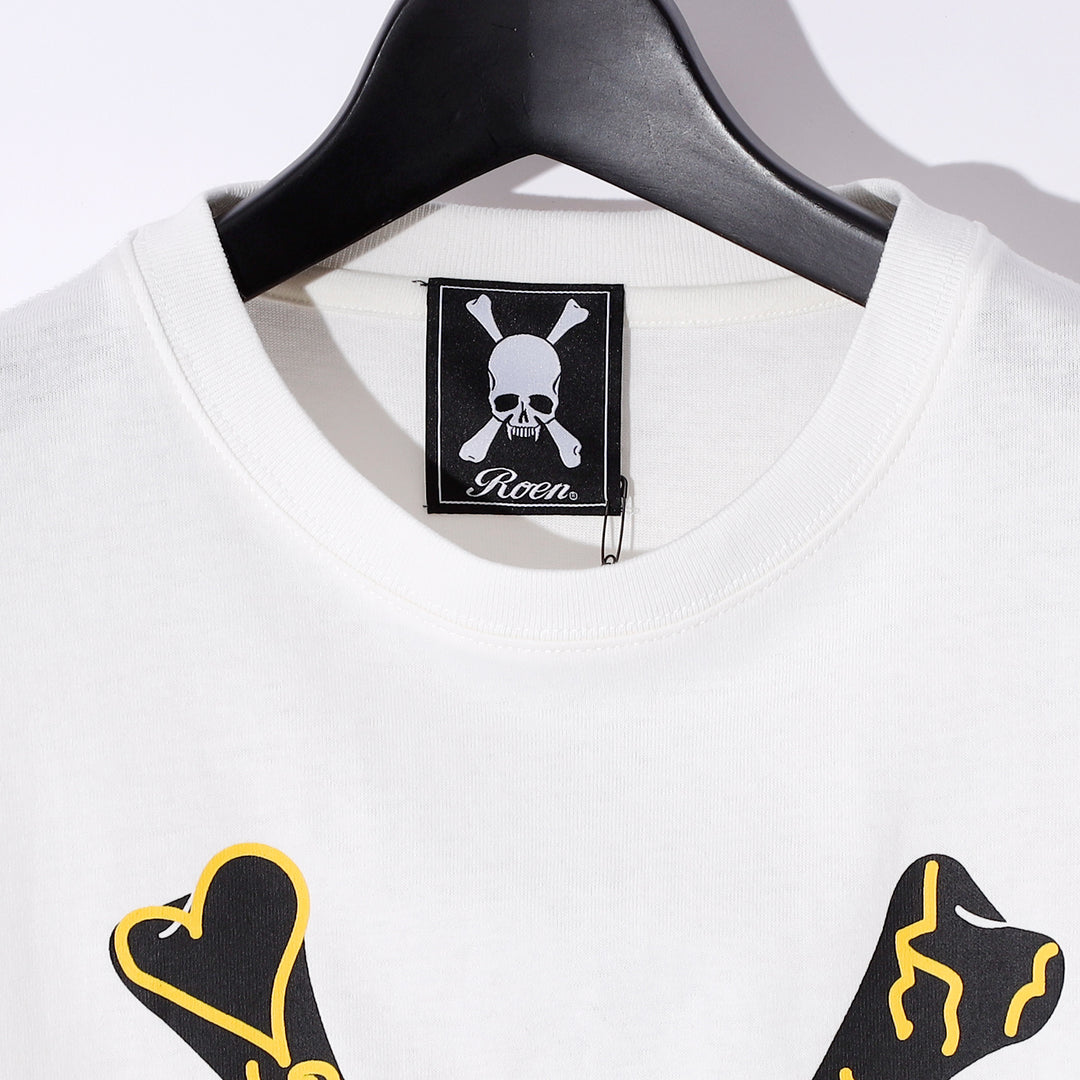 Roen(ロエン) COLOR GRAPHIC T / WHITE – ANRE-R SALON