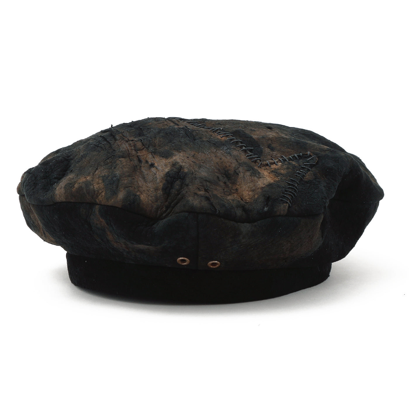 Bleach Leather Beret / BLACK