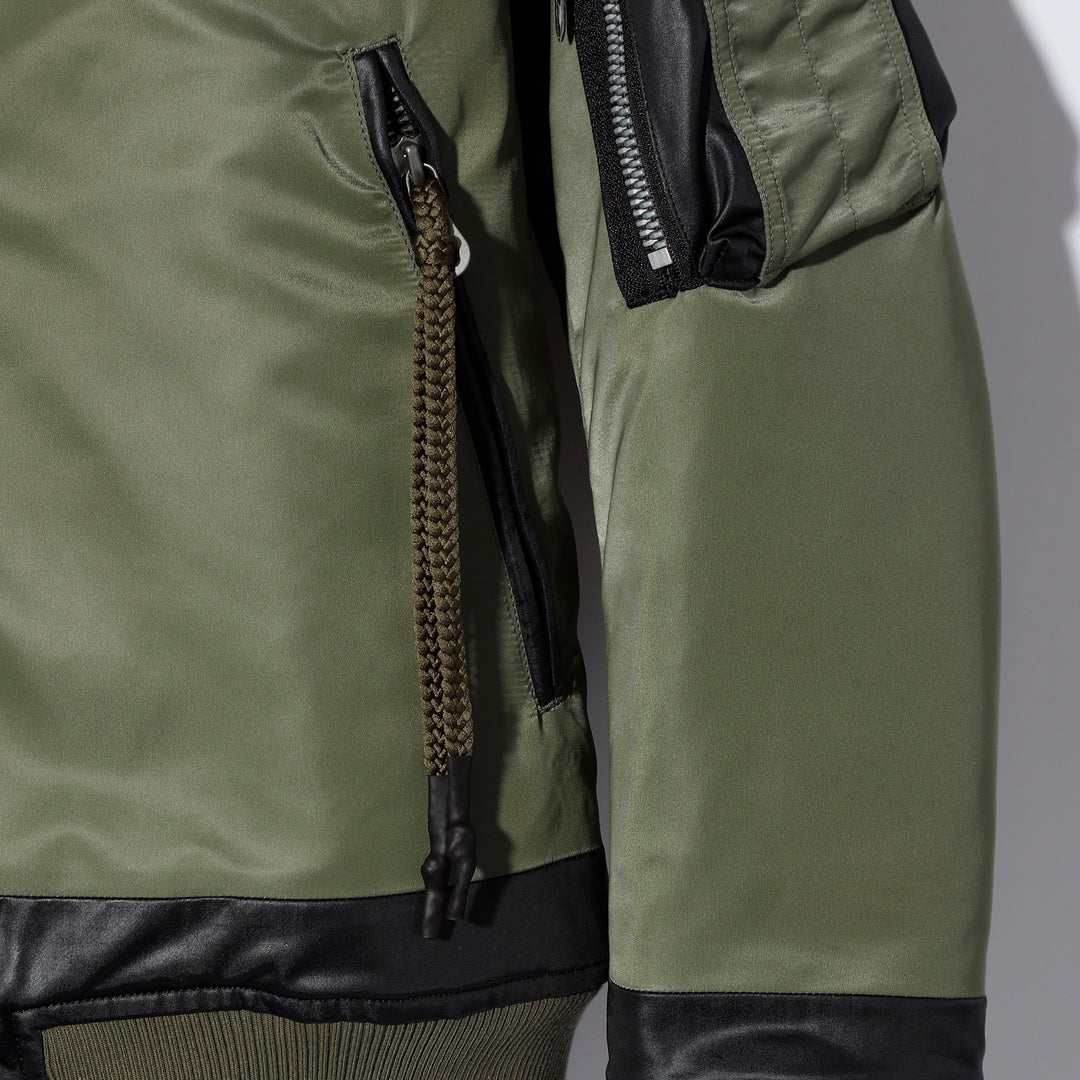 HYDE着用、Switch BLADEサイズLオリーブグリーン MA-1 SWITCHBLADE(スイッチブレード) OVERSIZED MA-1 BLOUSON JK