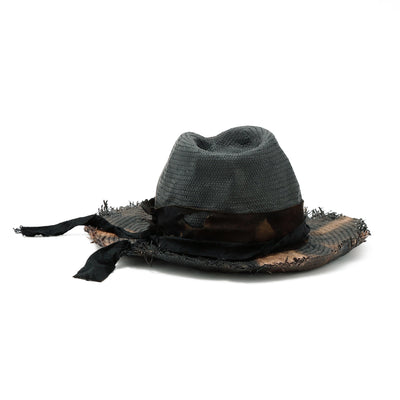 Bleach Paper Fedora Hat / BLACK