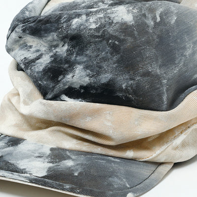 Painting Denim Turn Cap / INDIGO