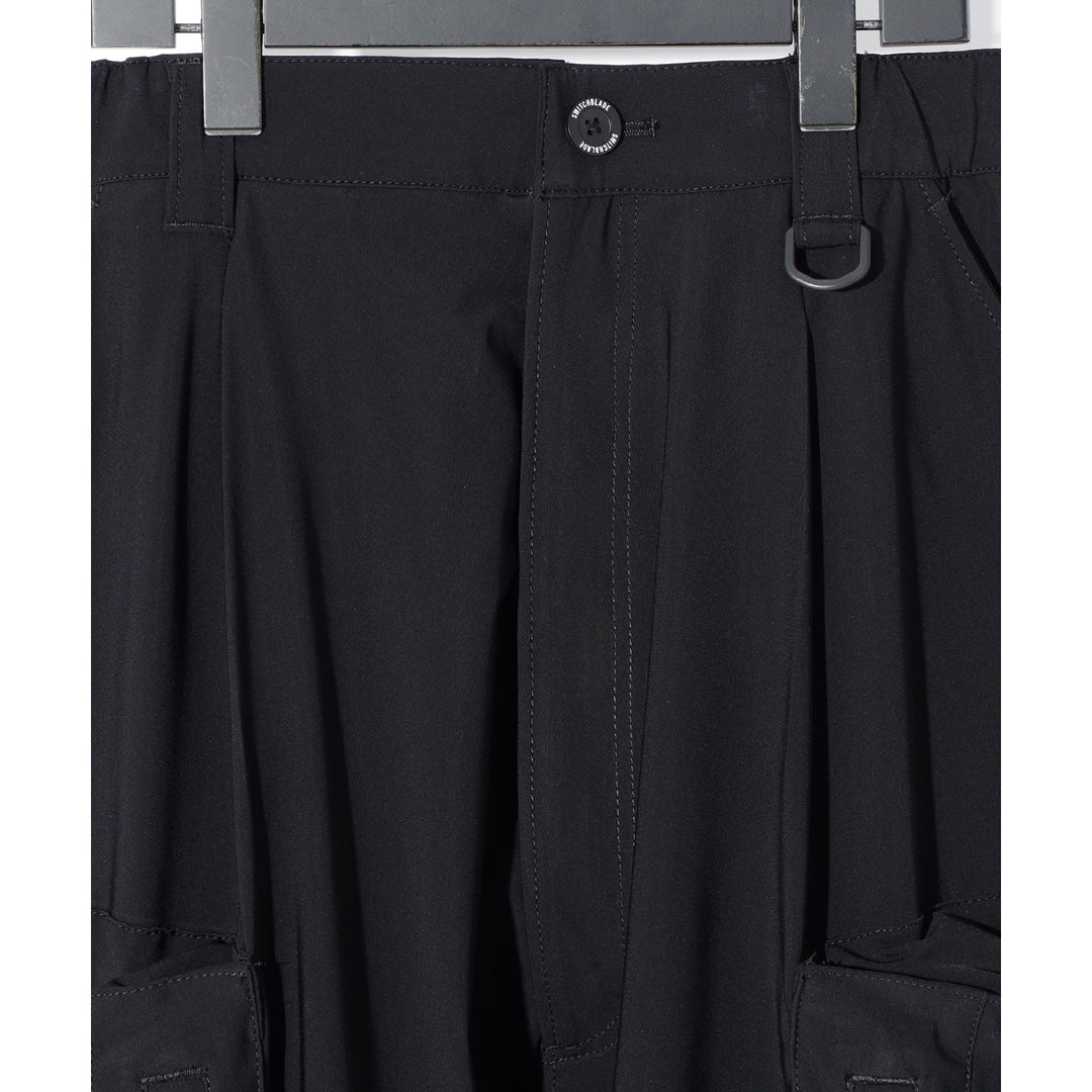SWITCHBLADE(スイッチブレード) OVERSIZED POCKET SARROUEL PT / BLACK