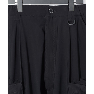 OVERSIZED POCKET SARROUEL PT / BLACK