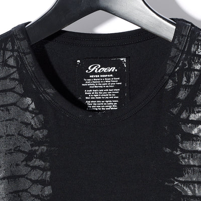 REMAKE SPREY SPANGLE Roen LOGO BIG-T / BLACK